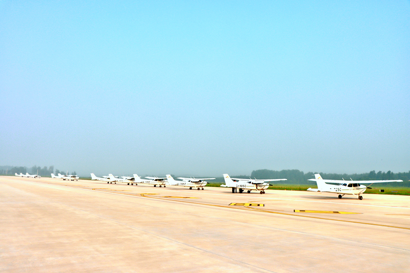 商丘民权通用机场正式驻场使用